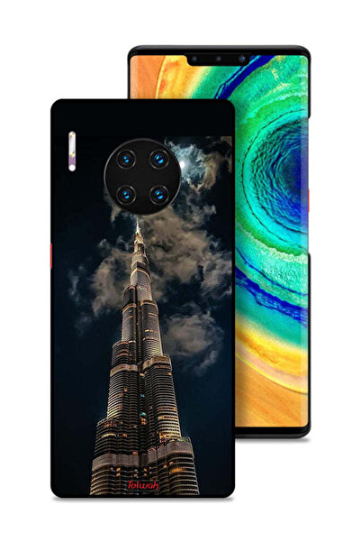 Tolwak غطاء حماية لهاتف هواوي ميت 30 برو، برج خليفة في الليل
