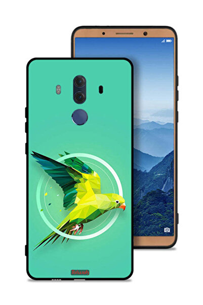 Tolwak غطاء حماية لهاتف هواوي ميت 10 برو بتصميم ببغاء تجريدي