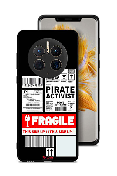 Tolwak Huawei Mate 50 Pro Protective Case Cover Private Activist Fragile Sticker