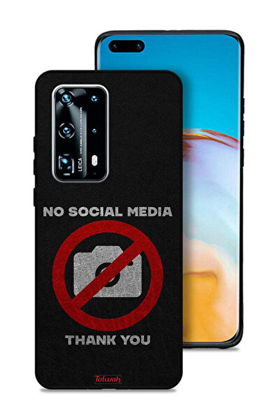 Tolwak غطاء حماية لهاتف هواوي بي 40 برو بلس 5G لا يوجد وسائل تواصل اجتماعي شك...