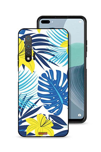 Tolwak غطاء حماية لهاتف هواوي نوفا 6 بتصميم ريش وزهور