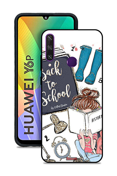 Tolwak غطاء حماية لهاتف هواوي Y6p - فتاة مدرسية تقرأ التاريخ