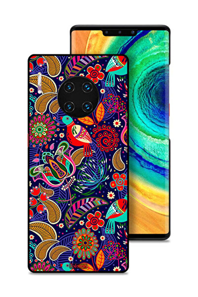 Tolwak غطاء حماية لهاتف هواوي ميت 30 برو بنقشة طيور وزهور