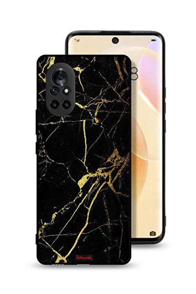 Tolwak غطاء حماية لهاتف هواوي نوفا 8 - رخامي متصدع