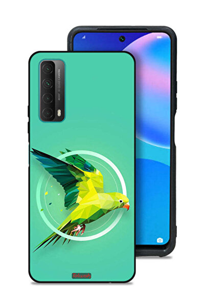 Tolwak غطاء حماية لهاتف هواوي Y7a بتصميم ببغاء تجريدي