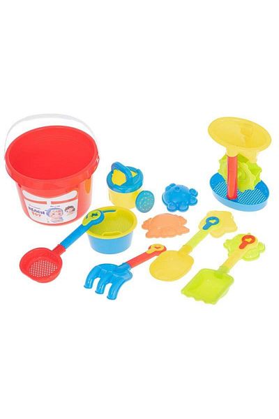 kik Beach toy set, KIK, 13 pieces, + 3 years, Multicolor