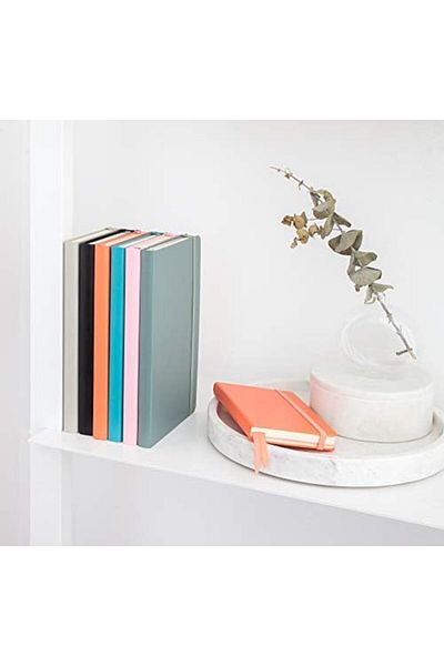 Mena Rise Diyar-ıFırsatShop Caiet Mr 90X140 în carouri cu elastic albastru 1017157