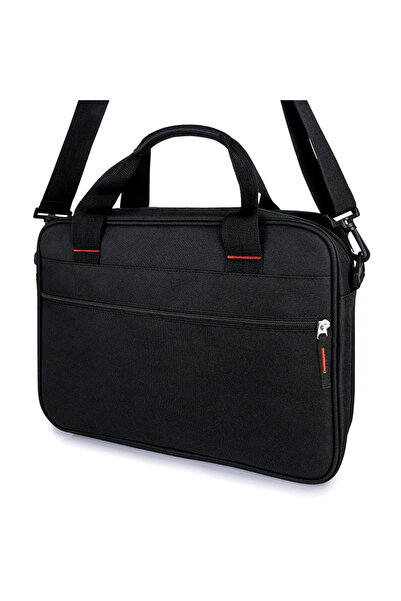 zagatto Τσάντα φορητού υπολογιστή 15,6", μαύρη, 44x32x9 cm, αδιάβροχη, λουράκι μεταφοράς, μπροστινές τσέπες με φερμουάρ, ZG794