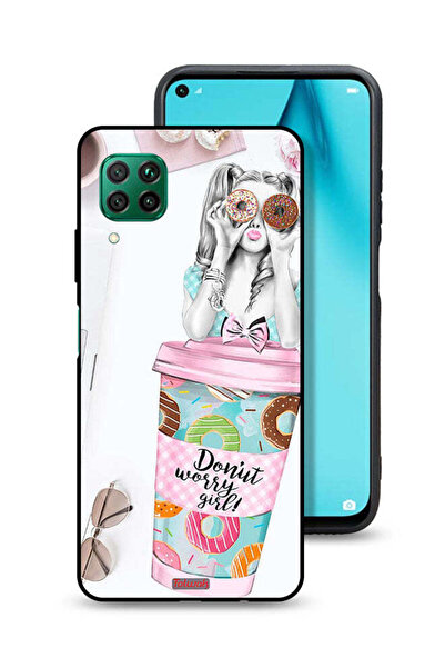 Tolwak غطاء حماية لهاتف هواوي P40 لايت 4G - فتاة دونات ووري