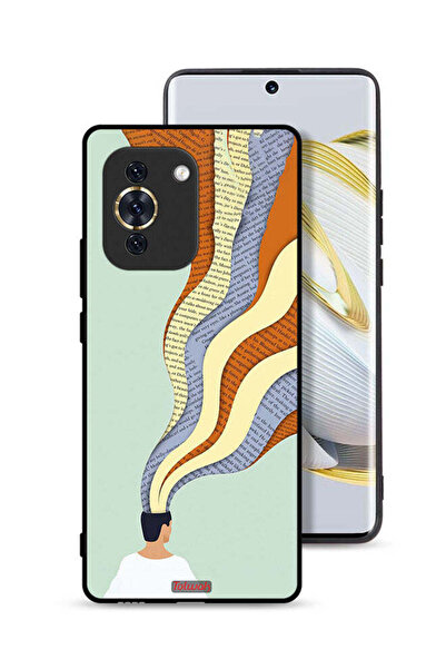 Tolwak غطاء حماية لهاتف هواوي نوفا 10 - تصميم فني مع رسومات داتا إن مايند