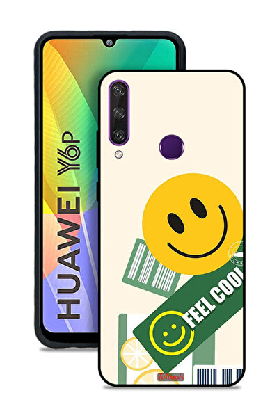 Tolwak غطاء حماية لهاتف هواوي Y6p بملصق Feel Cool
