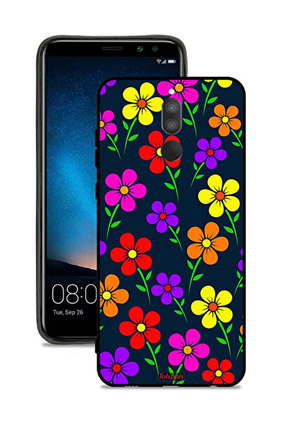 Tolwak غطاء حماية لهاتف هواوي ميت 10 لايت، زهور ملونة