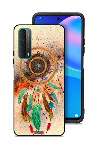 Tolwak غطاء حماية لهاتف هواوي Y7a بتصميم ماندالا ريش معلق