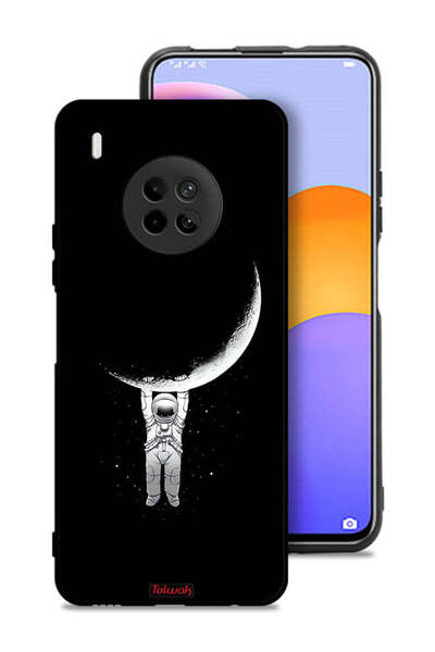 Tolwak Huawei Y9a Protective Case Cover Hanging From Moon