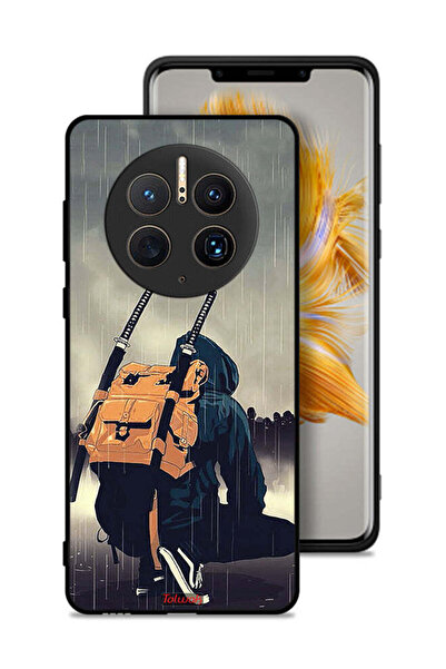Tolwak غطاء حماية لهاتف هواوي ميت 50 برو، رسمة سيف ساموراي رقمية