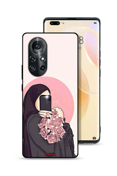 Tolwak غطاء حماية لهاتف هواوي نوفا 8 برو، فن التقاط صور سيلفي مع حمل الزهور