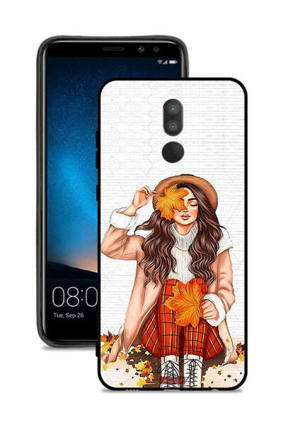 Tolwak غطاء حماية لهاتف هواوي ميت 10 لايت يحمل صورة أوراق الخريف