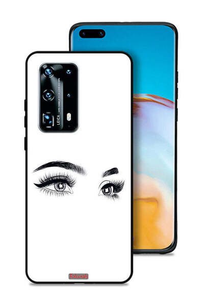 Tolwak غطاء حماية لهاتف هواوي بي 40 برو بلس 5G برسومات عيون فنية