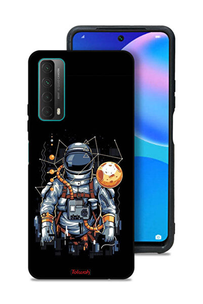 Tolwak غطاء حماية لهاتف هواوي بي سمارت (2021) - فن تجريدي لرائد فضاء
