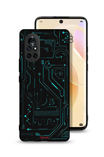 Tolwak غطاء حماية لهاتف هواوي نوفا 8، دوائر فنية رقمية، بساطة، شاشات متعددة