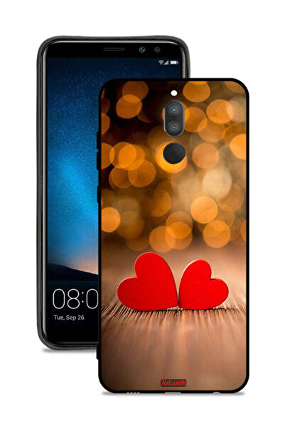 Tolwak غطاء حماية لهاتف هواوي ميت 10 لايت بتصميم قلبين جميلين