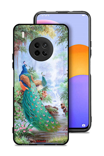 Tolwak غطاء حماية لهاتف هواوي Y9a بتصميم الطاووس