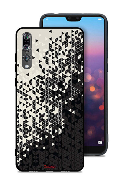 Tolwak غطاء حماية لهاتف هواوي P20 Pro بنمط مثلث فني رقمي