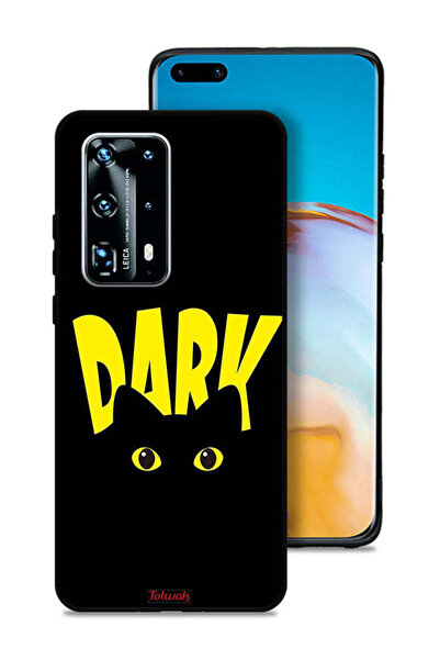 Tolwak غطاء حماية لهاتف هواوي بي 40 برو بلس 5G - قطة داكنة