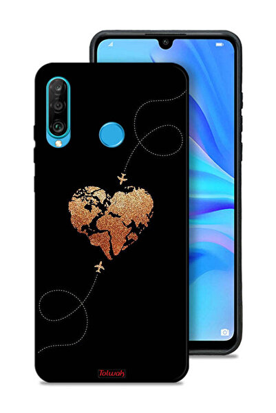 Tolwak غطاء حماية لهاتف هواوي بي 30 لايت - طائرات تلامس القلب
