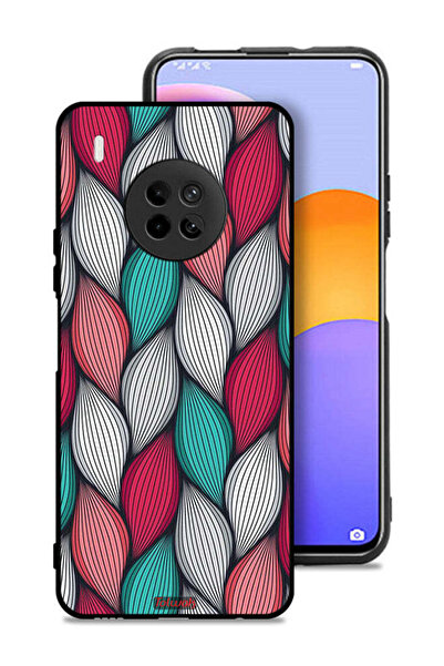 Tolwak غطاء حماية لهاتف هواوي Y9a بنقشة ريشة