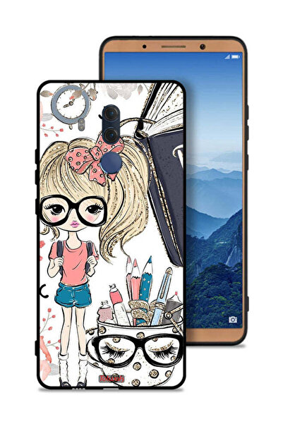 Tolwak غطاء حماية لهاتف هواوي ميت 10 برو بتصميم فتاة وحيد القرن