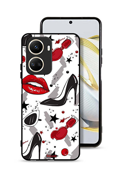 Tolwak Huawei nova 10 SE Protective Case Cover Lipstick And Shoes Art
