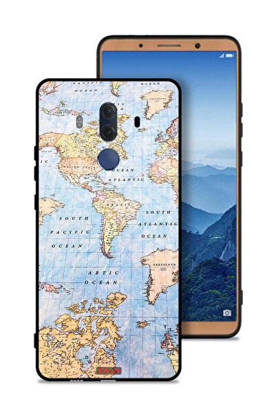 Tolwak غطاء حماية هواوي ميت 10 برو مع خريطة العالم