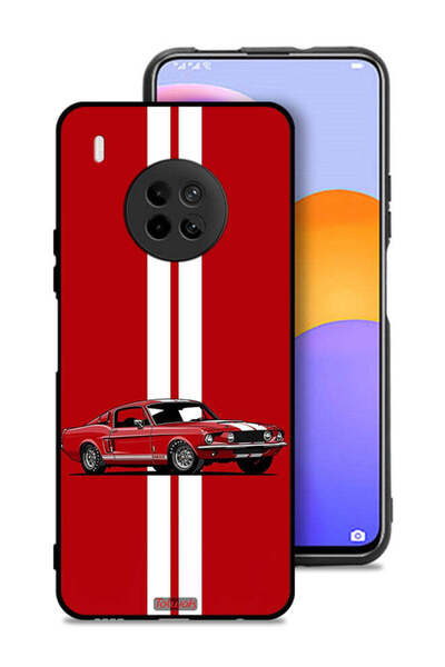 Tolwak Huawei Y9a Protective Case Cover Vintage Car Abstract Art