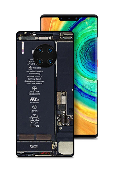 Tolwak غطاء حماية لهاتف هواوي ميت 30 برو بنمط دائرة الهاتف