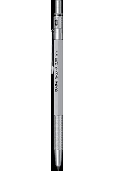 Mena Rise Şirinshop Office Graphx Mechanical Pencil Satin Gray 2 mm 1108107