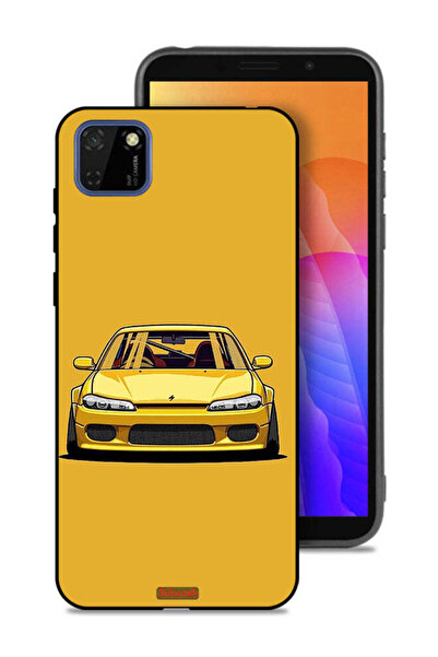 Tolwak Huawei Y5p Protective Case Cover Car Art