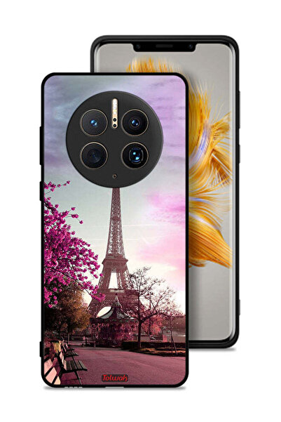 Tolwak غطاء حماية لهاتف هواوي ميت 50 برو بتصميم برج إيفل