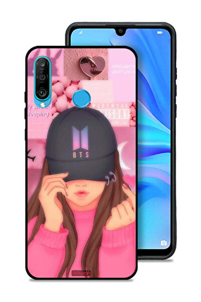 Tolwak غطاء حماية لهاتف هواوي نوفا 4e بتصميم فتاة صغيرة