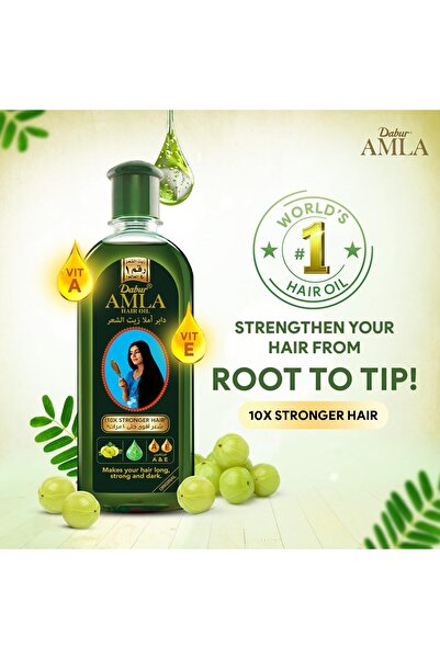 Dabur Pure Deep Moisturizing Coconut Hair Oil Infused with Vitamin C (200ml)
