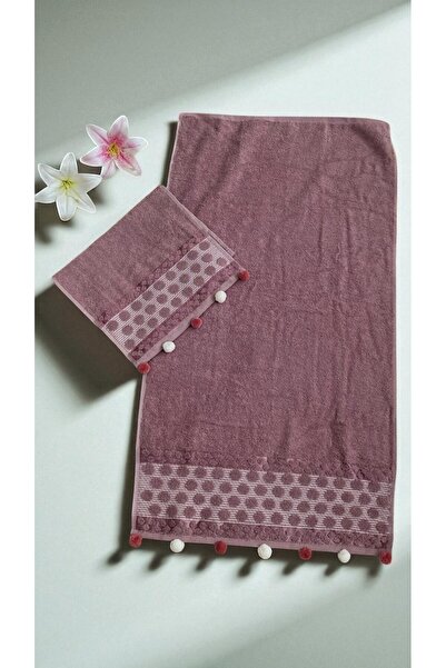 MİLAYS LİFE HOME COLLECTİON Двохшаровий рушник з помпонами для дівчаток