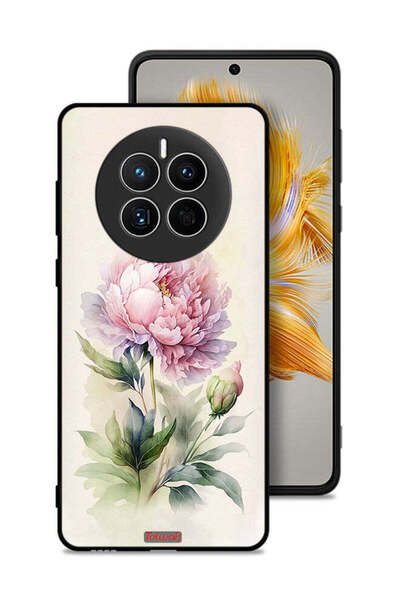 Tolwak غطاء حماية لهاتف هواوي ميت 50 بتصميم فني بألوان مائية وردية