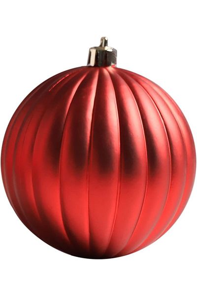 ZoneYan Set of 36 ZoneYan Christmas tree baubles, plastic, red, 4 cm