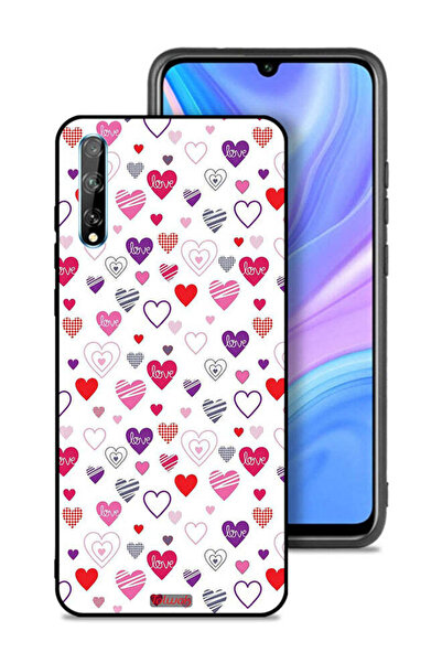 Tolwak غطاء حماية لهاتف هواوي بي سمارت إس برسومات قلوب