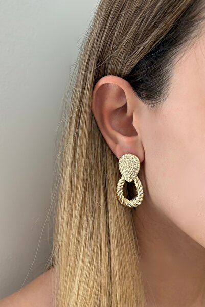 Lavian Accessories Rina Gold Küpe