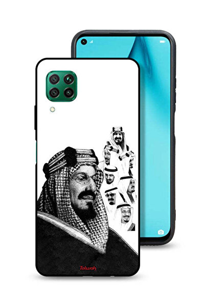 Tolwak غطاء حماية لهاتف هواوي بي 40 لايت 4G، ملصق فني أبيض وأسود لملوك المملك...