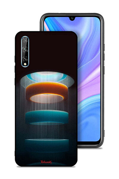Tolwak غطاء حماية لهاتف هواوي بي سمارت إس بنمط حلقات فنية