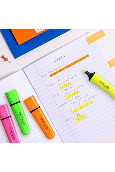 Mena Rise Diyar-Ifırsatshop Marking Flat Higlighter Highlighter Pen 12'Li Box, Green Highlighter Pen, Water Based