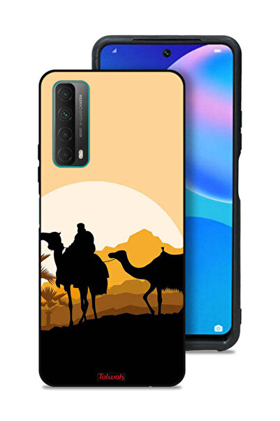Tolwak غطاء حماية لهاتف هواوي بي سمارت (2021) برسومات جمال في الصحراء