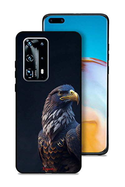 Tolwak غطاء حماية لهاتف هواوي بي 40 برو بلس 5G بتصميم النسر عالي الوضوح